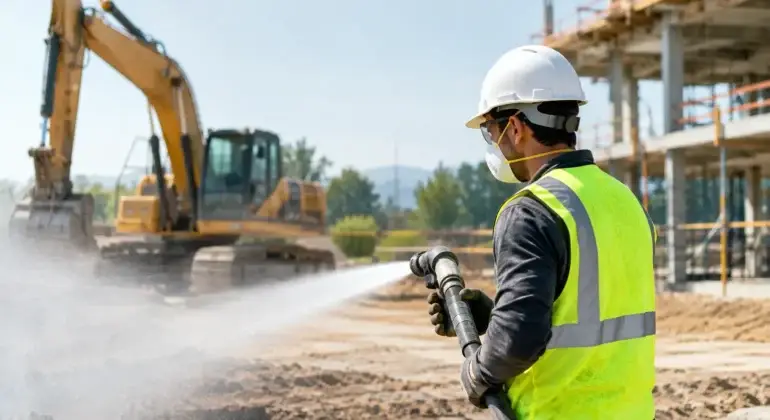 How to Prevent Construction Dust on Active Sites